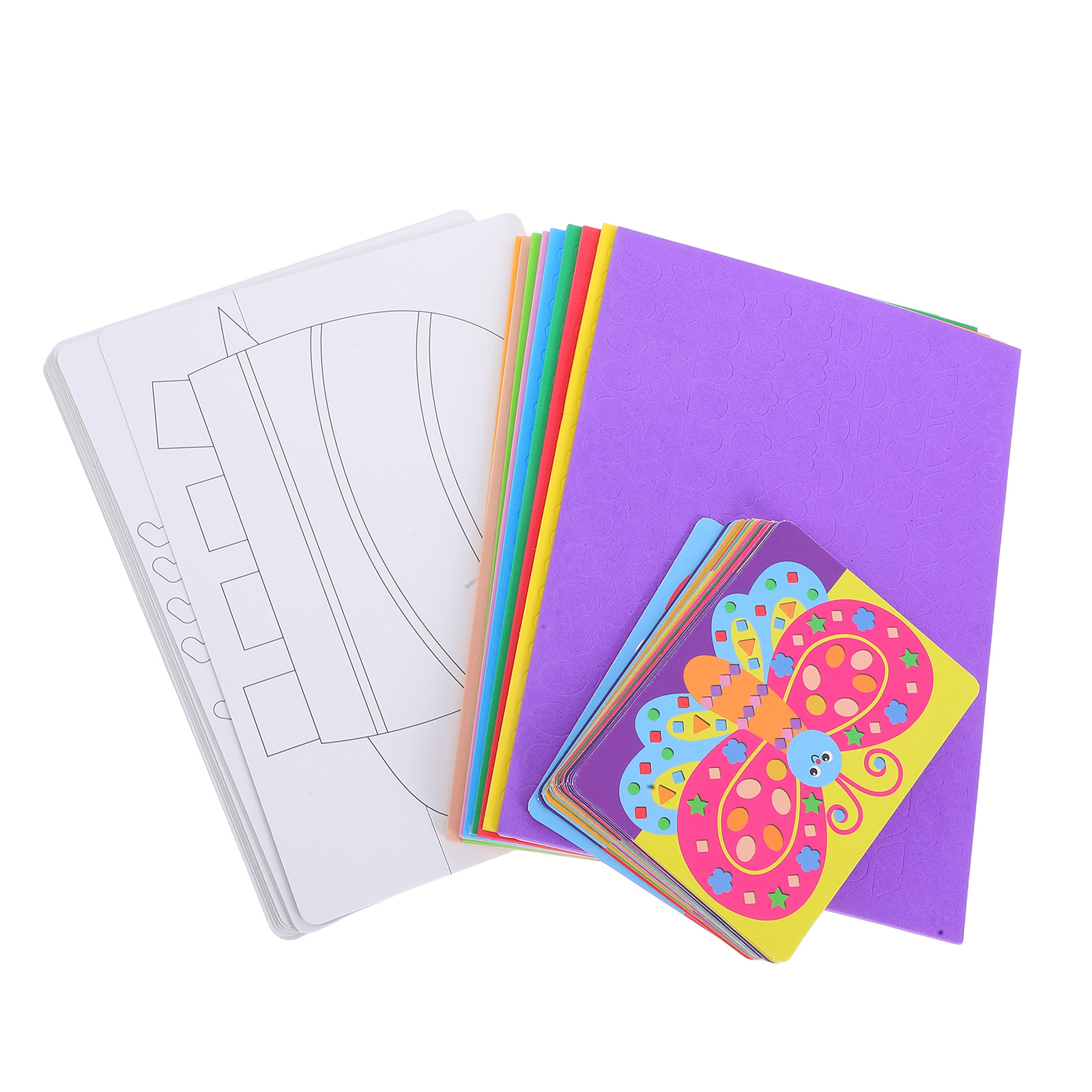 Art Craft Activities For Preschoolers - 1Set Animal Sticker Craft Puzzle Creative