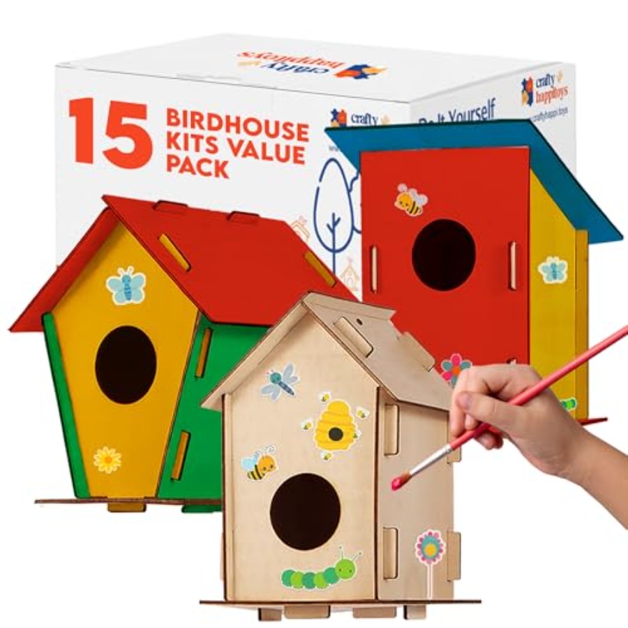 Art & Craft Fair - Kit - Unfinished Wood Bird Houses