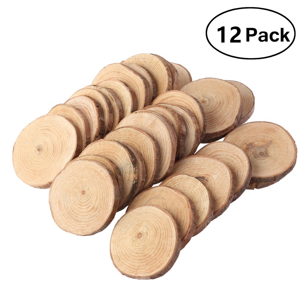 Art Craft Event - 12pcs 4-5cm Assorted Size Natural Color
