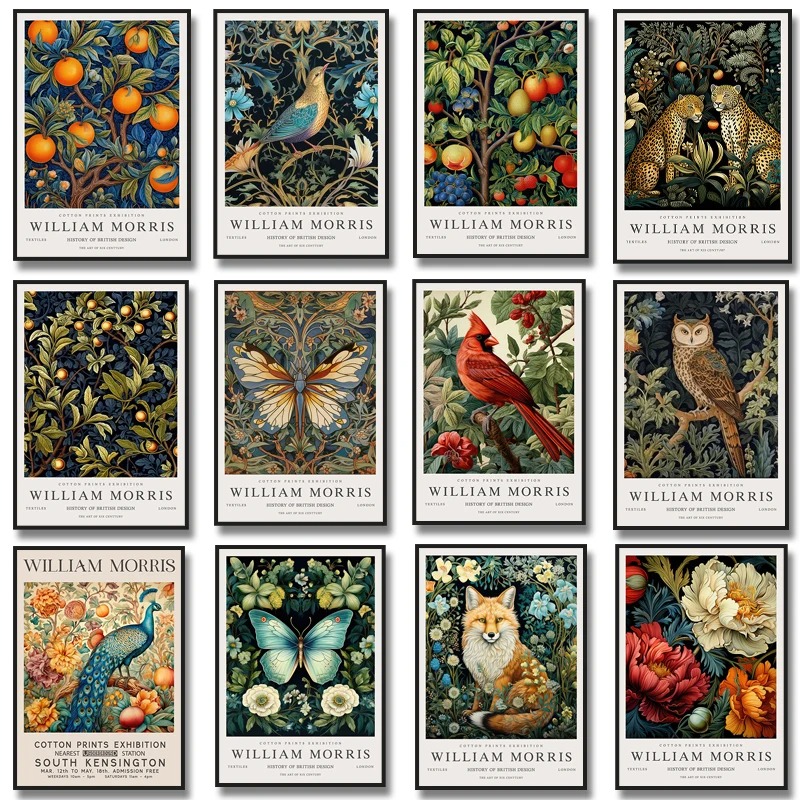 Art Craft William Morris - William Morris Museum Exhibition Poster Fox