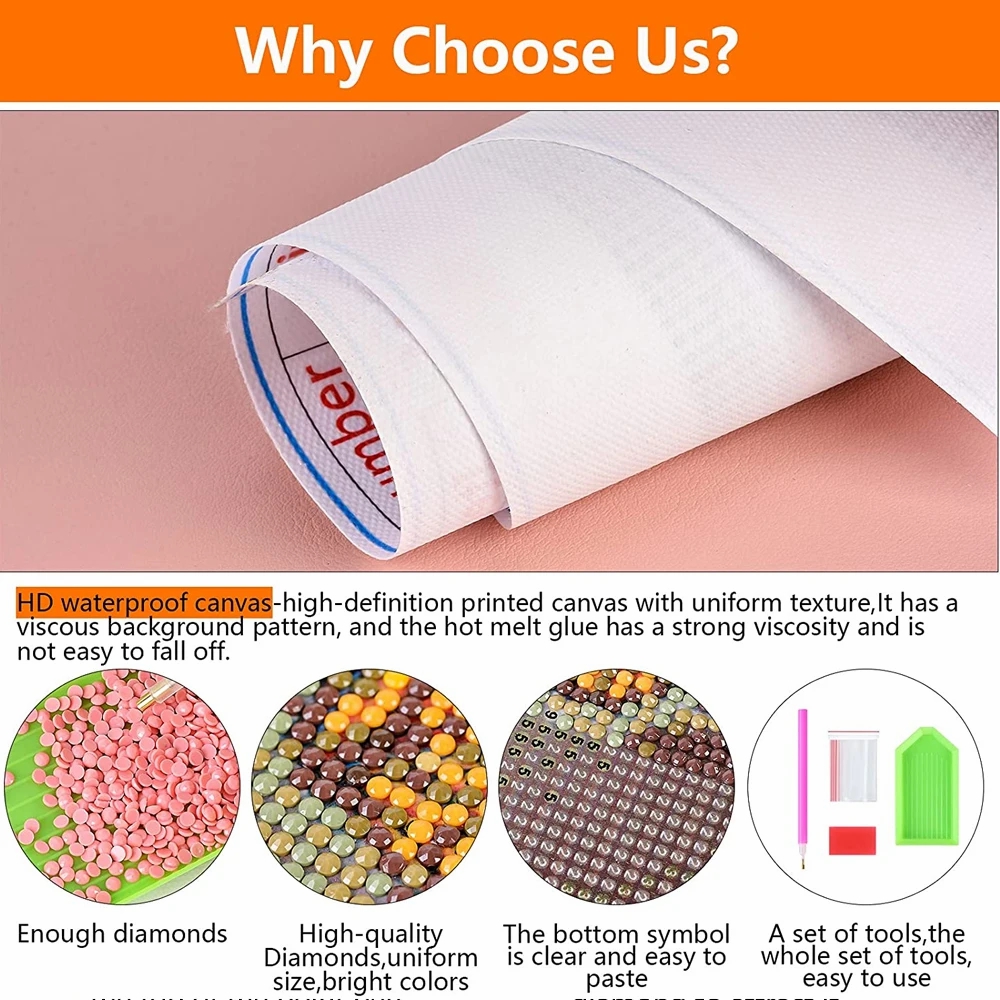 5d Diamond Art Painting Crafts - Wallpaper Art And Craft บทวิจารณ์และราคา