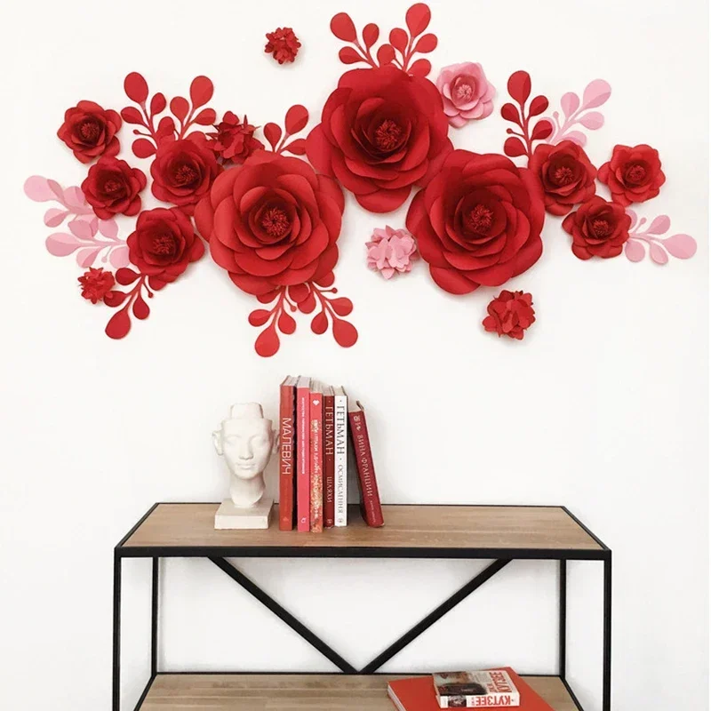 DIY Artificial Large Paper Ros - Art Craft Event บทวิจารณ์และราคา