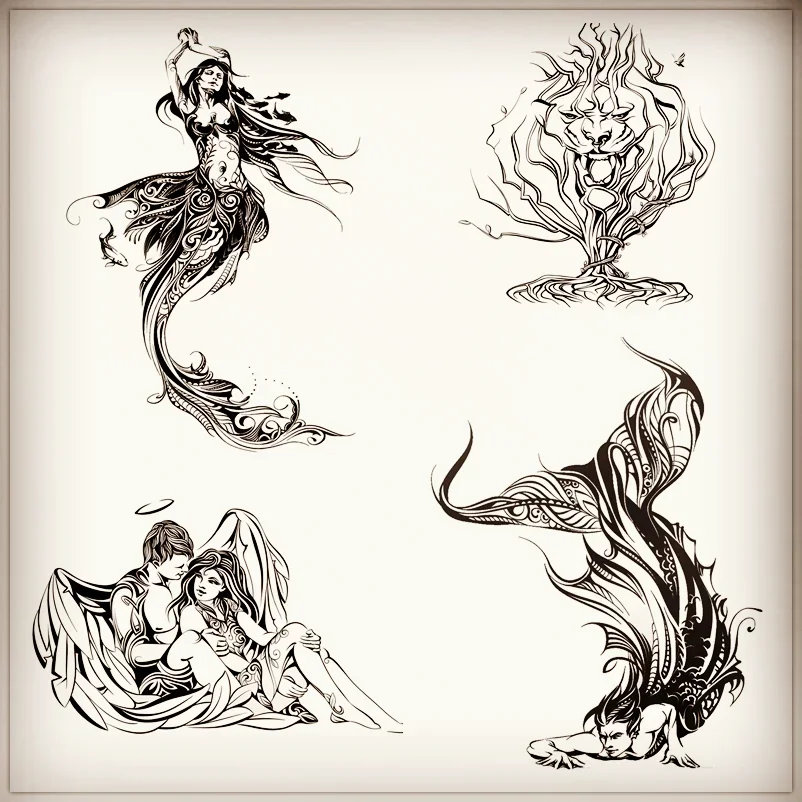 New Art Girl Stamps Mermaid lo - Art Craft Umbrella บทวิจารณ์และราคา