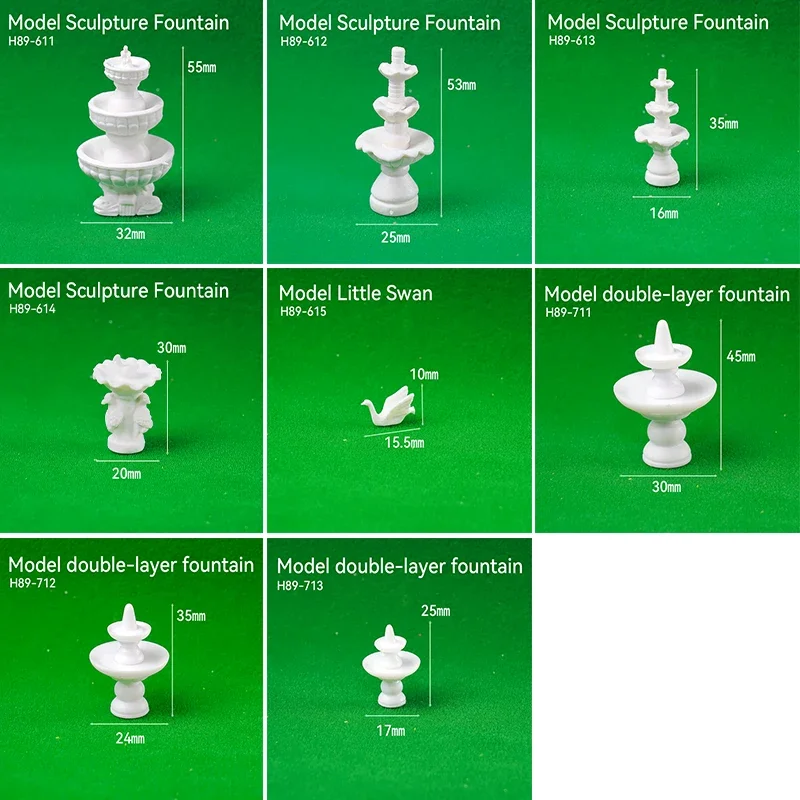 2Pcs Model Statue HO 1:87 Scul - Art Craft 5 Year Old บทวิจารณ์และราคา