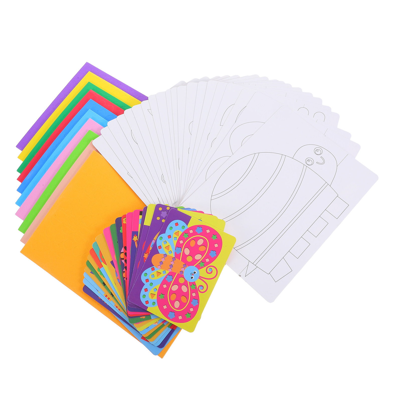 1Set 3D Eva Sticker Puzzle Cre - Art Craft Activities For Preschoolers บทวิจารณ์และราคา