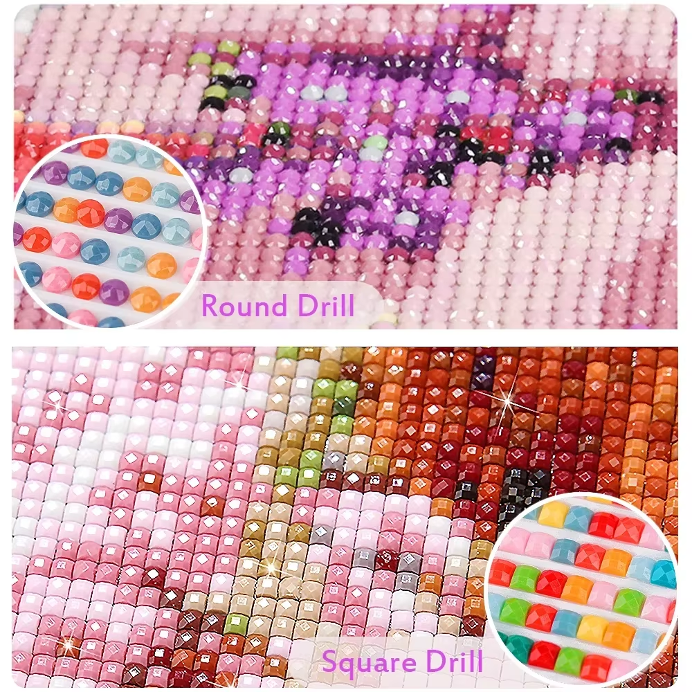 1 Set Round Diamond 5D DIY Dia - Art Craft Duck บทวิจารณ์และราคา