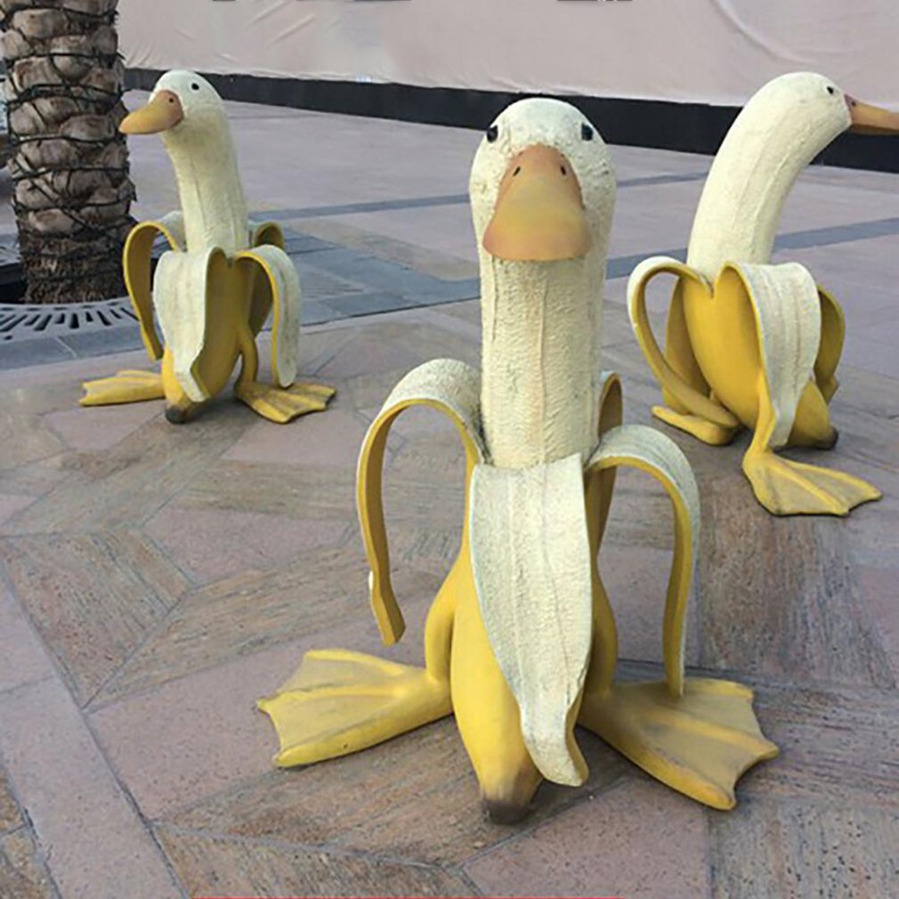 Banana Duck Creative Garden De - Art Craft Duck บทวิจารณ์และราคา
