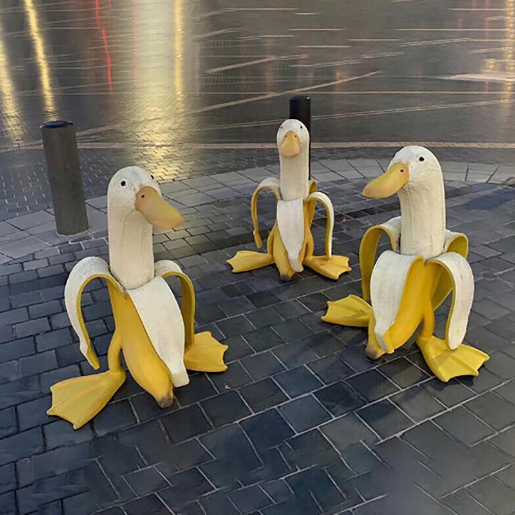 Banana Duck Creative Garden De - Art Craft Duck บทวิจารณ์และราคา
