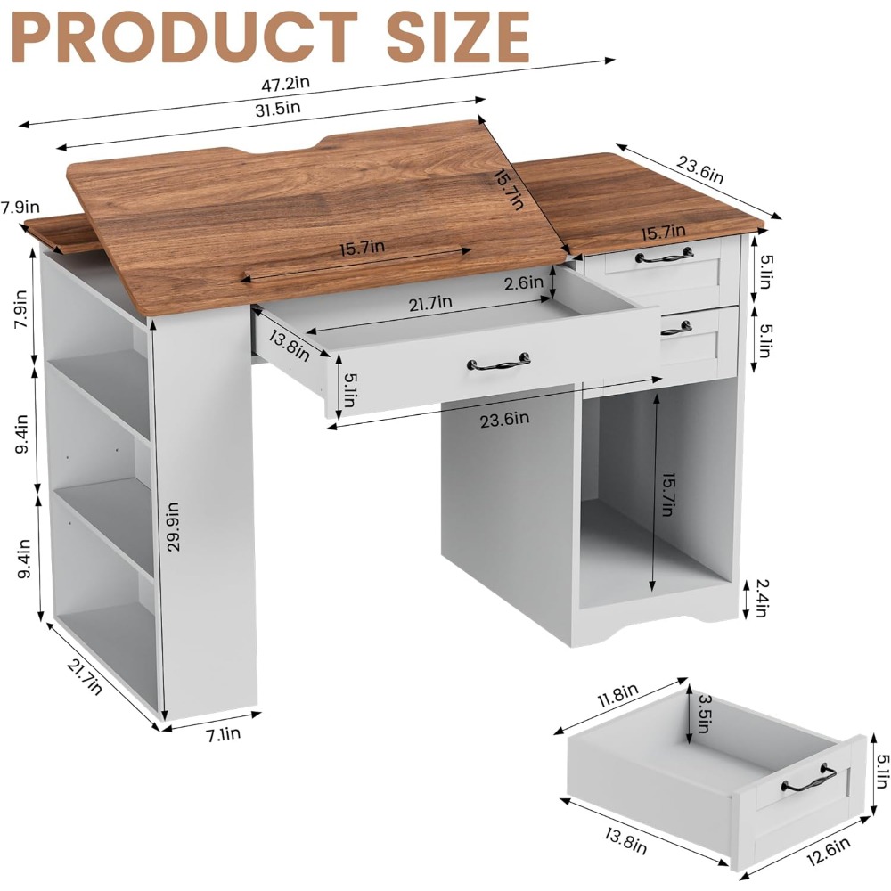 Adjustable Art Table with Stor - Art & Craft Fair บทวิจารณ์และราคา