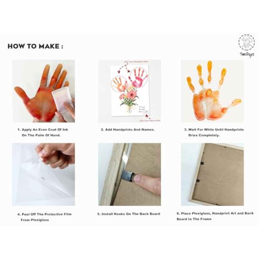Flower Bouquet Handprint Art C - Art & Craft Fair บทวิจารณ์และราคา