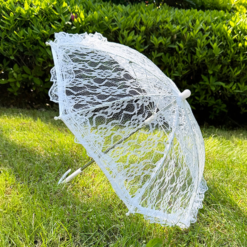 1PC Mini Wedding Lace Parasol, - Art Craft Umbrella บทวิจารณ์และราคา