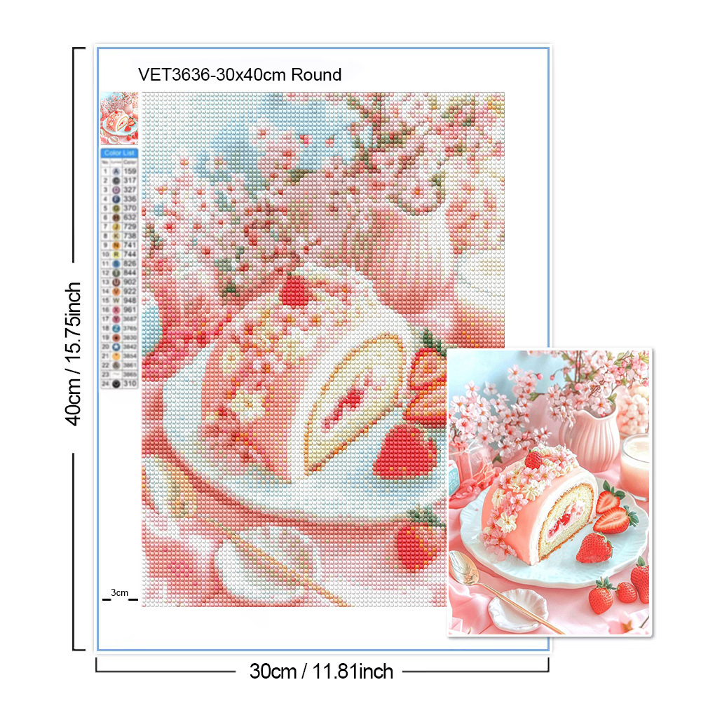 5D Diamond Painting Kits Food  - Wallpaper Art And Craft บทวิจารณ์และราคา