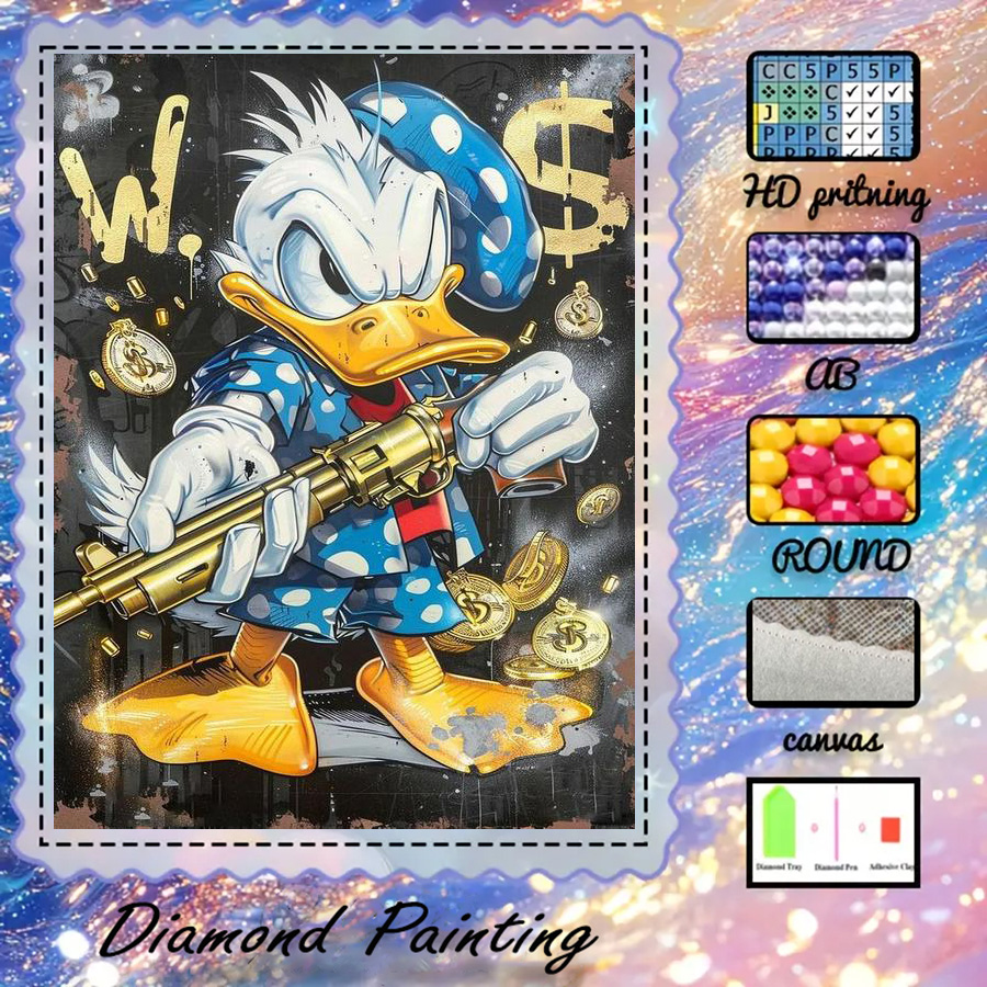 1 piece - Potdemiel-5D-DIY - F - Art Craft Duck บทวิจารณ์และราคา