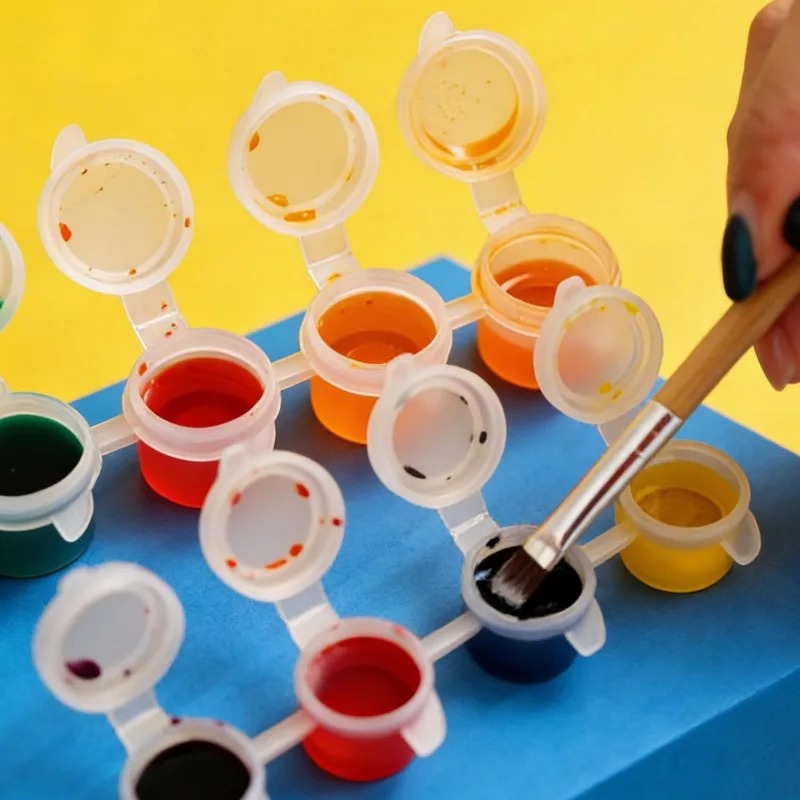 10/30/50PCS Empty Paint Pots M - Art And Craft With Paint บทวิจารณ์และราคา