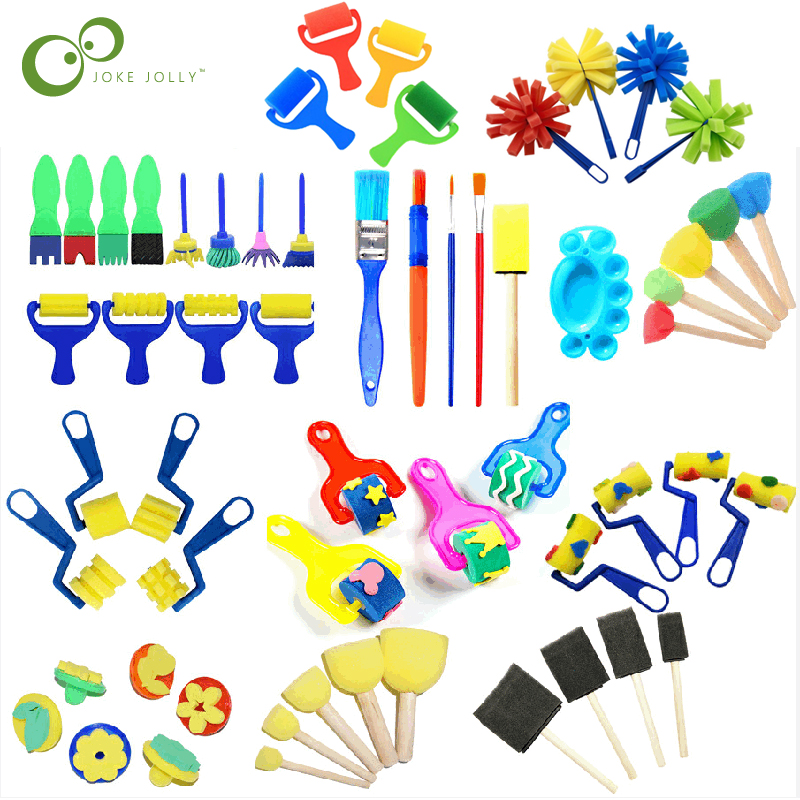 Children Toddler Sponge Stamp  - Art Craft 5 Year Old บทวิจารณ์และราคา