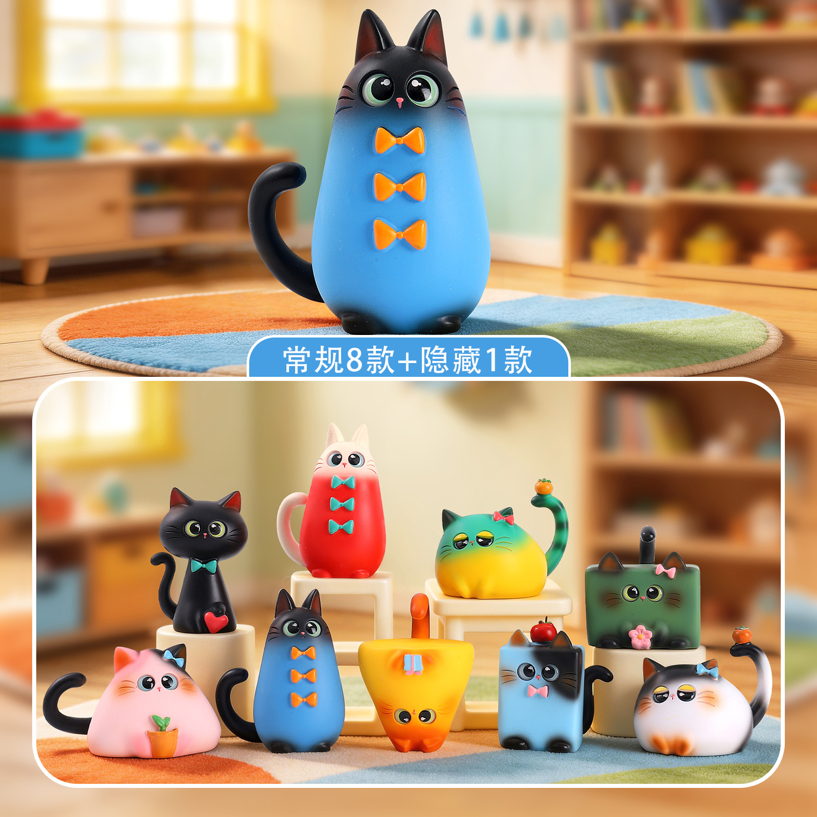 Blind Box Cat Figurine Resin C - Art Craft Website บทวิจารณ์และราคา