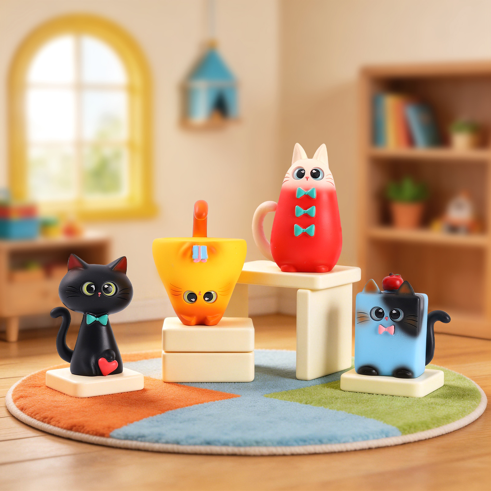 Blind Box Cat Figurine Resin C - Art Craft Website บทวิจารณ์และราคา