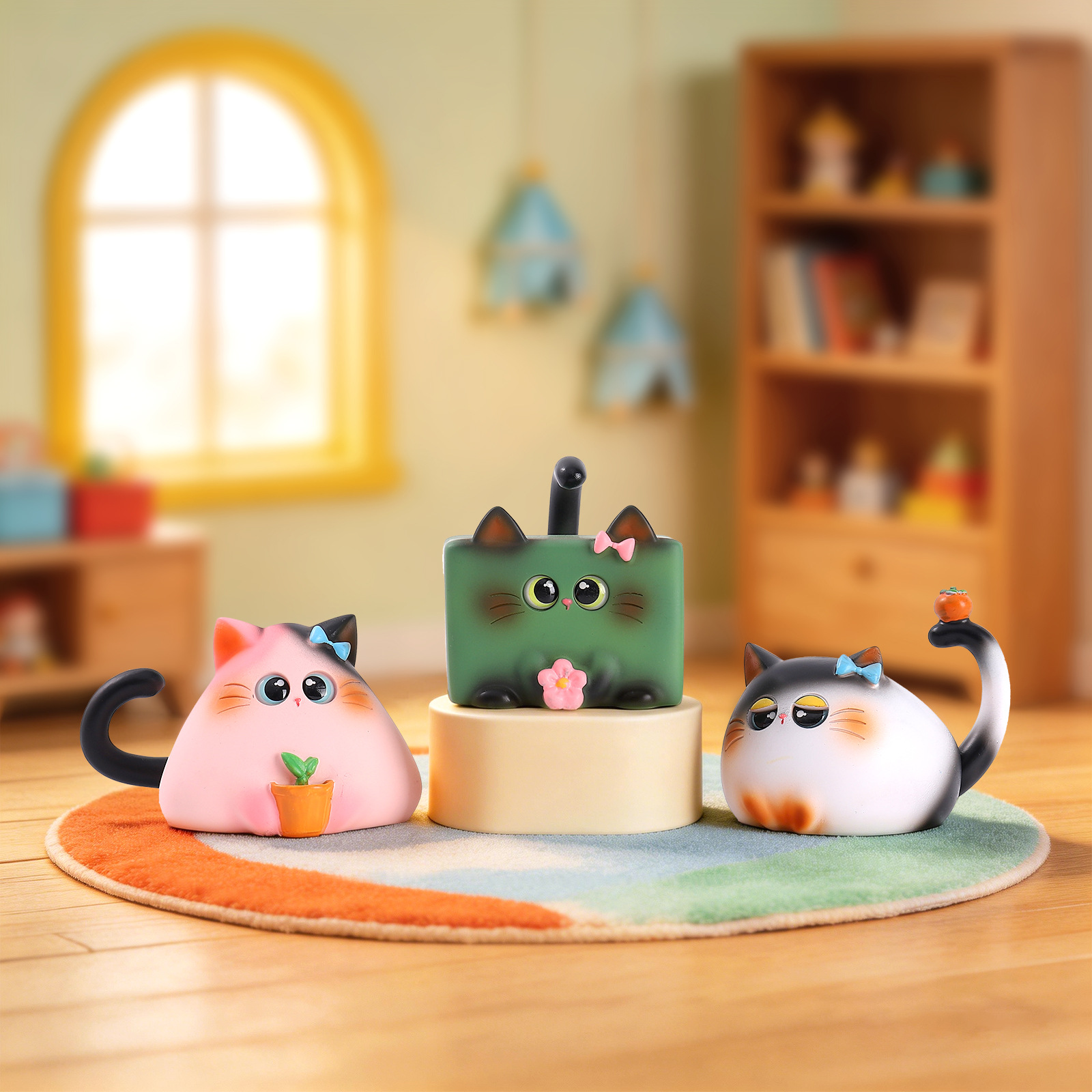 Blind Box Cat Figurine Resin C - Art Craft Website บทวิจารณ์และราคา