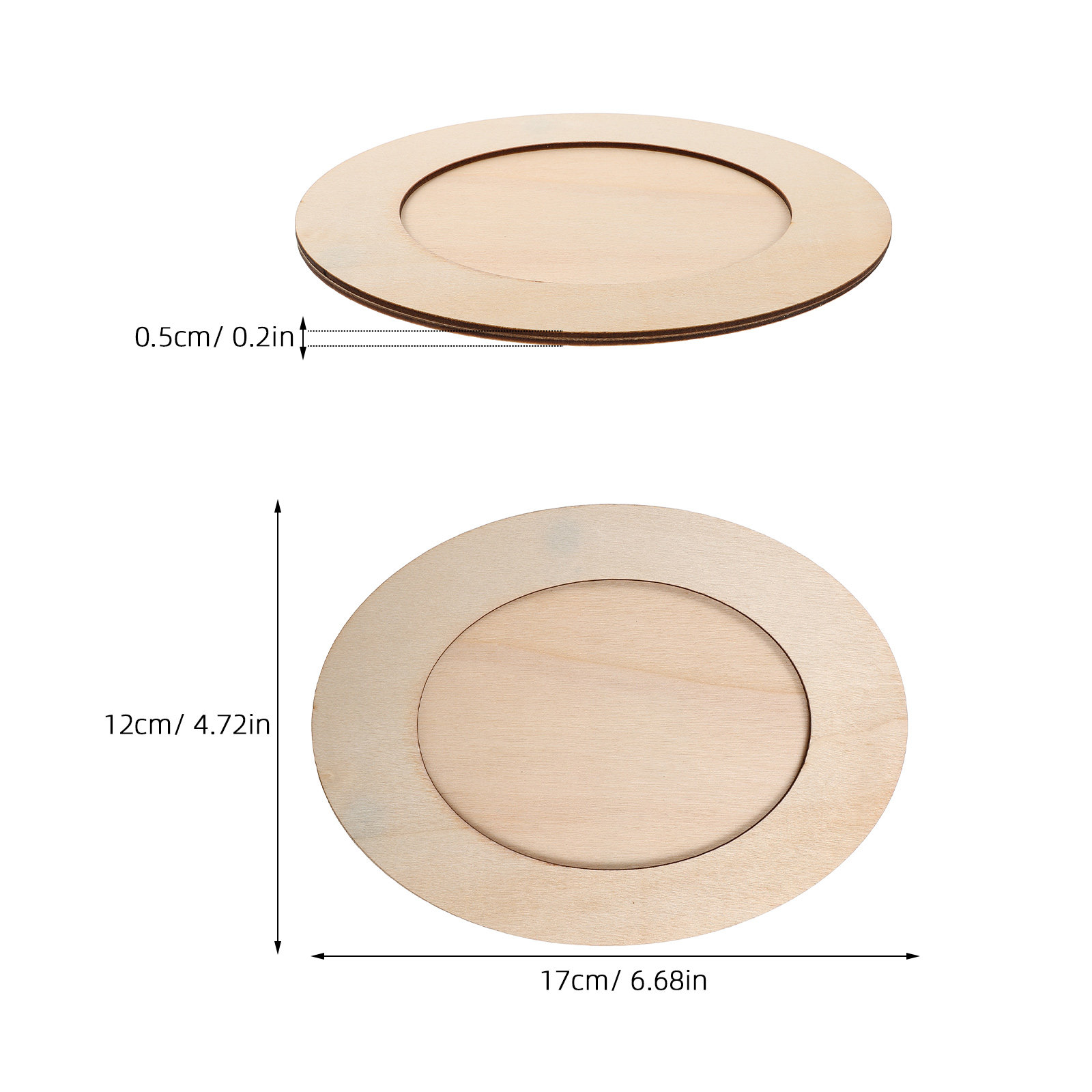 Unfinished Oval Wooden Picture - Art Craft Activities For Preschoolers บทวิจารณ์และราคา