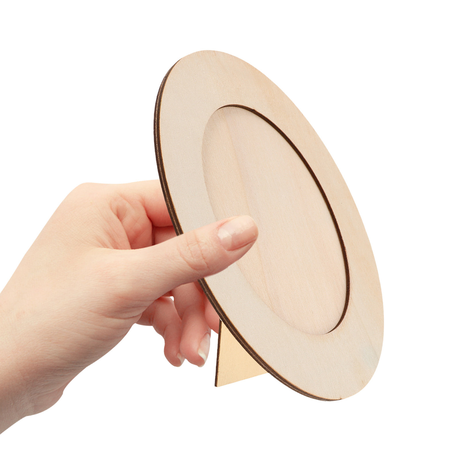Unfinished Oval Wooden Picture - Art Craft Activities For Preschoolers บทวิจารณ์และราคา