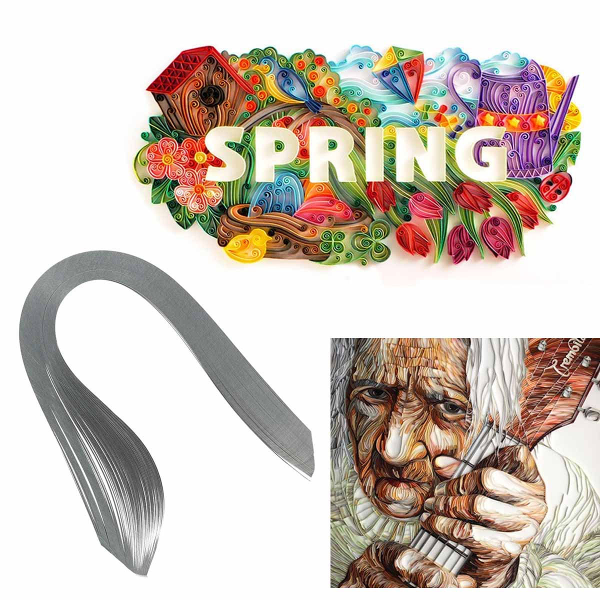120Pcs Quilling Paper Strips S - Wallpaper Art And Craft บทวิจารณ์และราคา