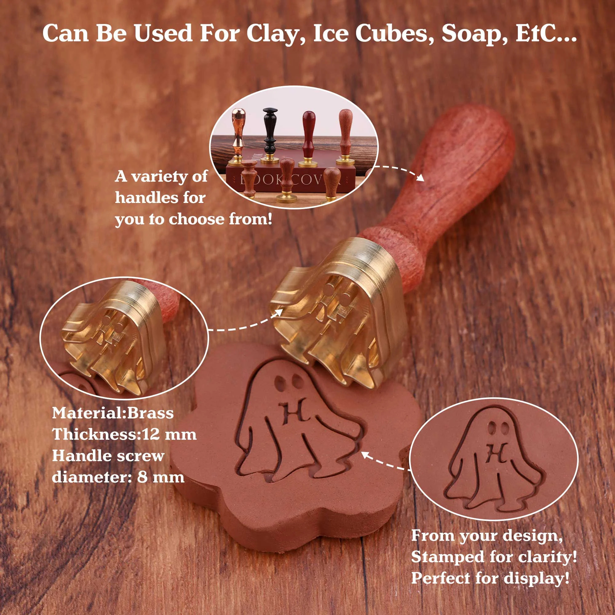 LOGO Custom Soap Stamps Person - Art Craft Logo Design บทวิจารณ์และราคา