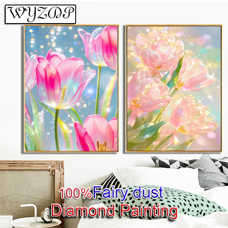 Crystal Tulip 100% Fairy Dust  - Wallpaper Art And Craft บทวิจารณ์และราคา