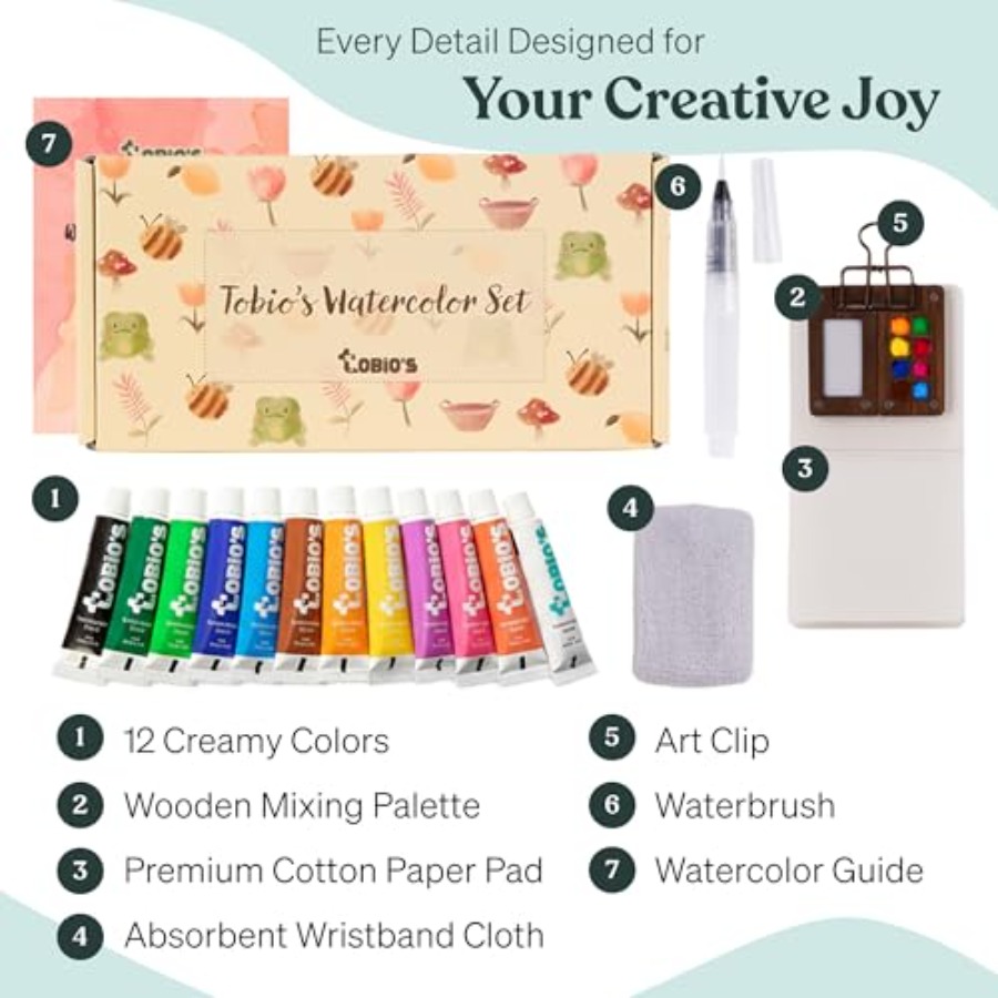 Original Mini Wooden Watercolo - Art & Craft Fair บทวิจารณ์และราคา