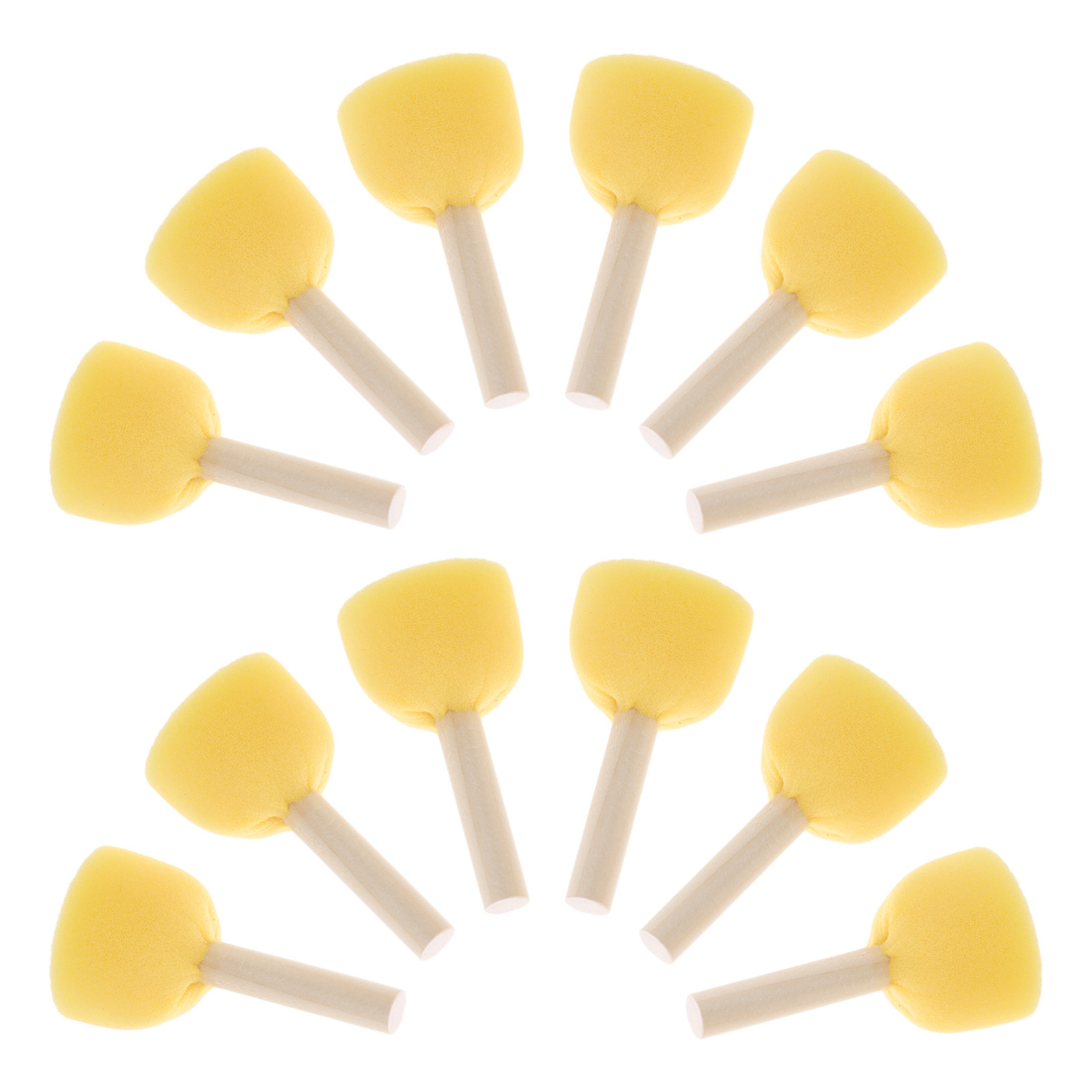 40Pcs Round Sponge Paint Brush - Art And Craft With Paint บทวิจารณ์และราคา