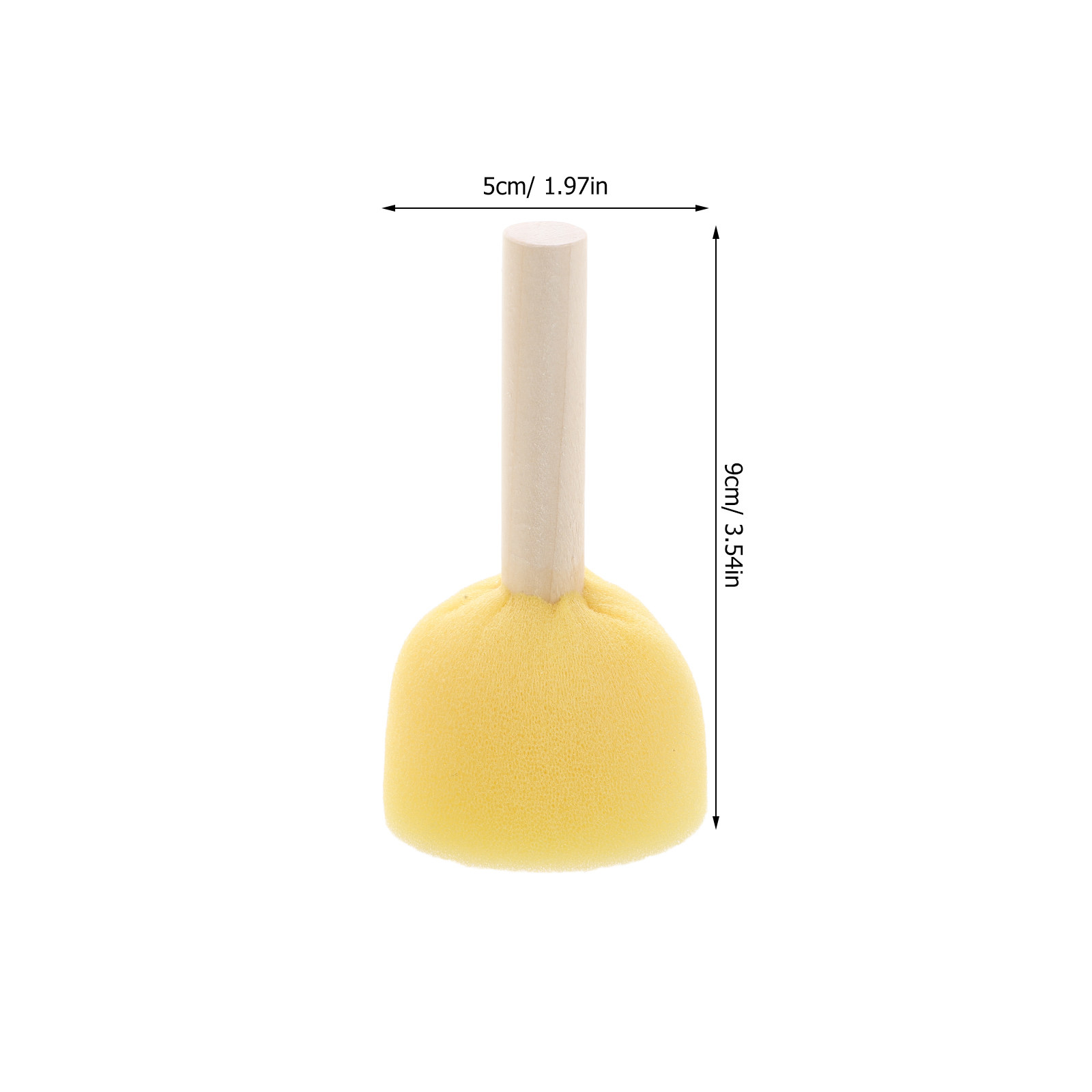 40Pcs Round Sponge Paint Brush - Art And Craft With Paint บทวิจารณ์และราคา