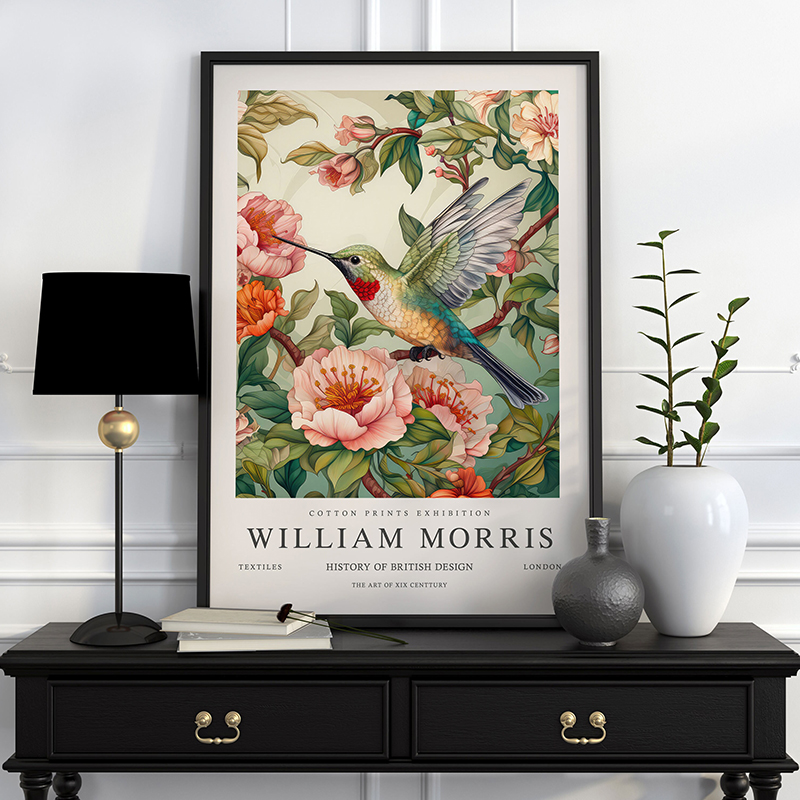 Vintage William Morris Humming - Art Craft William Morris บทวิจารณ์และราคา