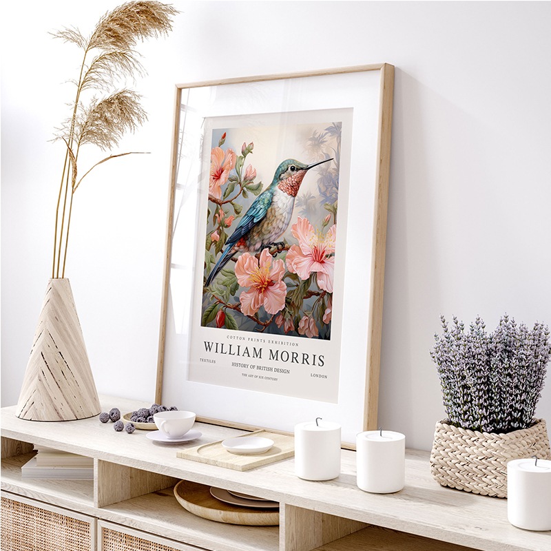 Vintage William Morris Humming - Art Craft William Morris บทวิจารณ์และราคา