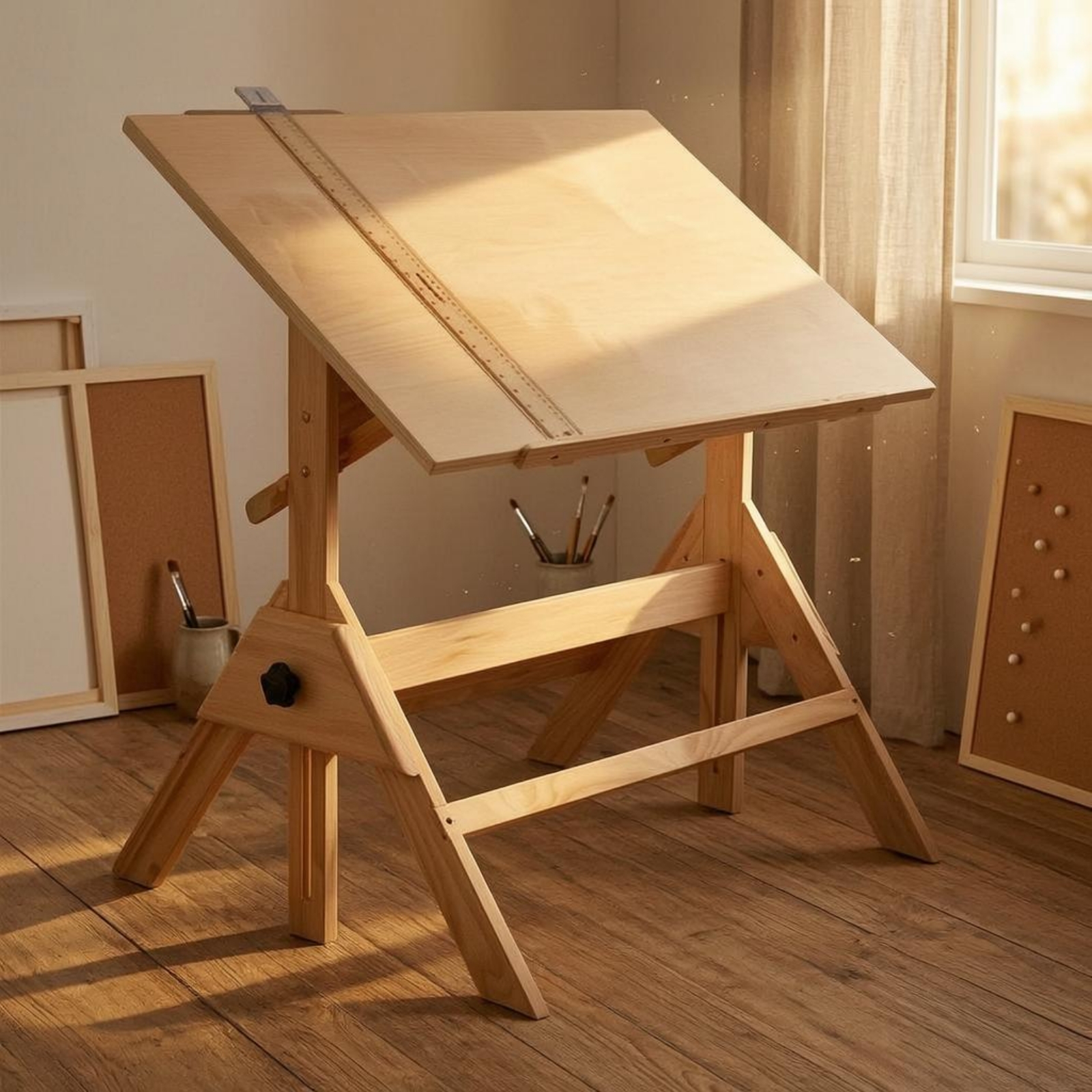 Adjustable Drafting Table L-Sh - Art & Craft Fair บทวิจารณ์และราคา
