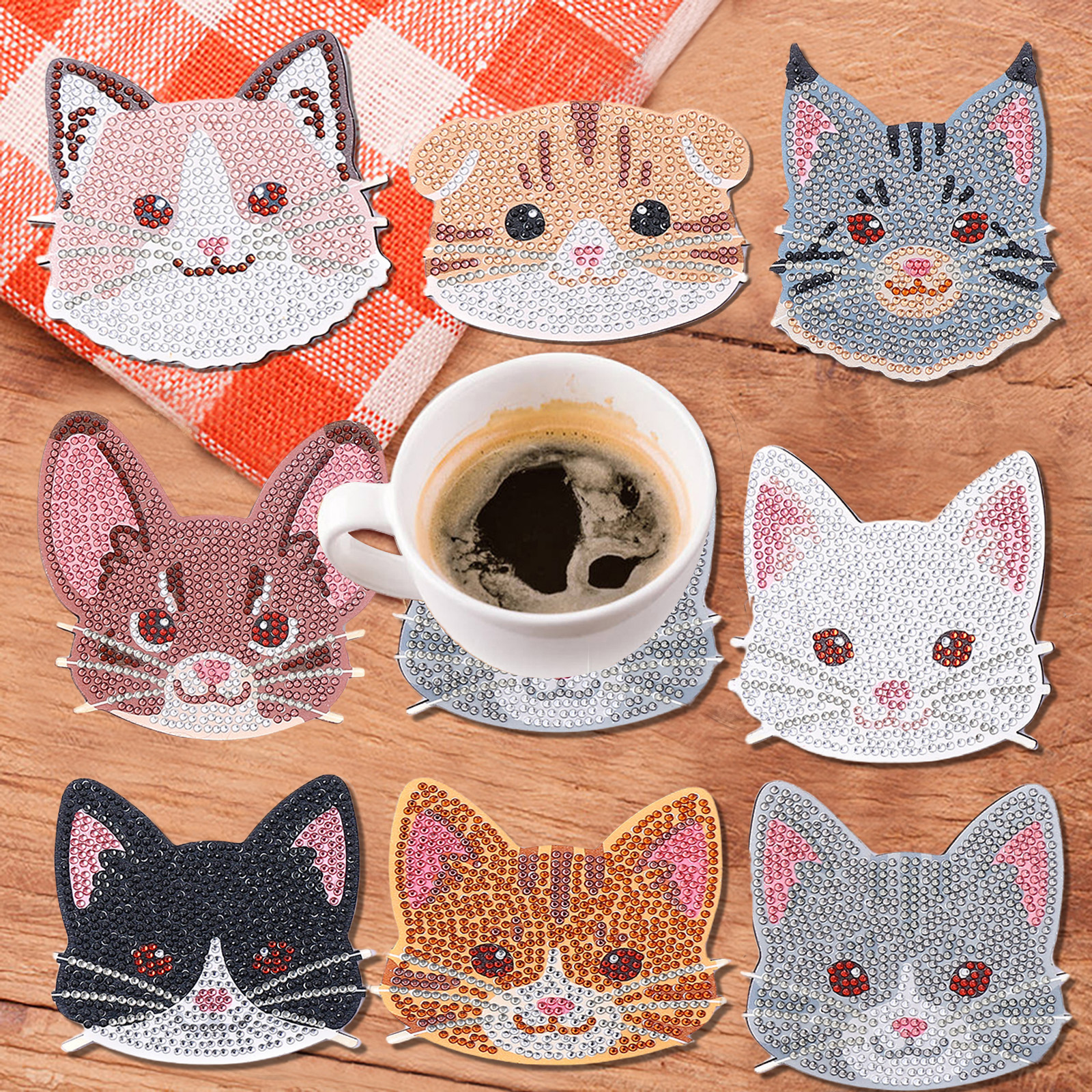 8 pieces DIY diamond painting  - Art Y Craft บทวิจารณ์และราคา
