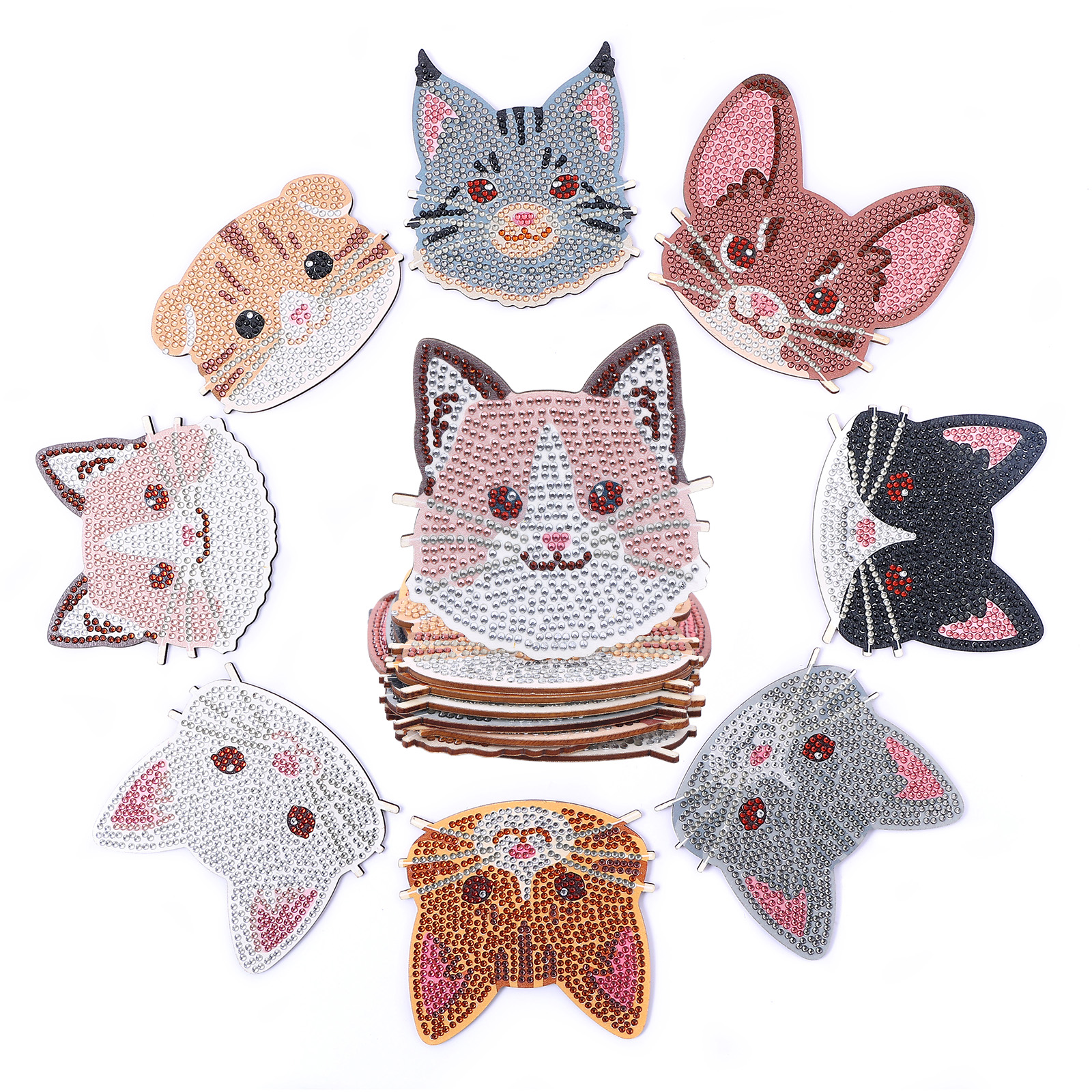 8 pieces DIY diamond painting  - Art Y Craft บทวิจารณ์และราคา