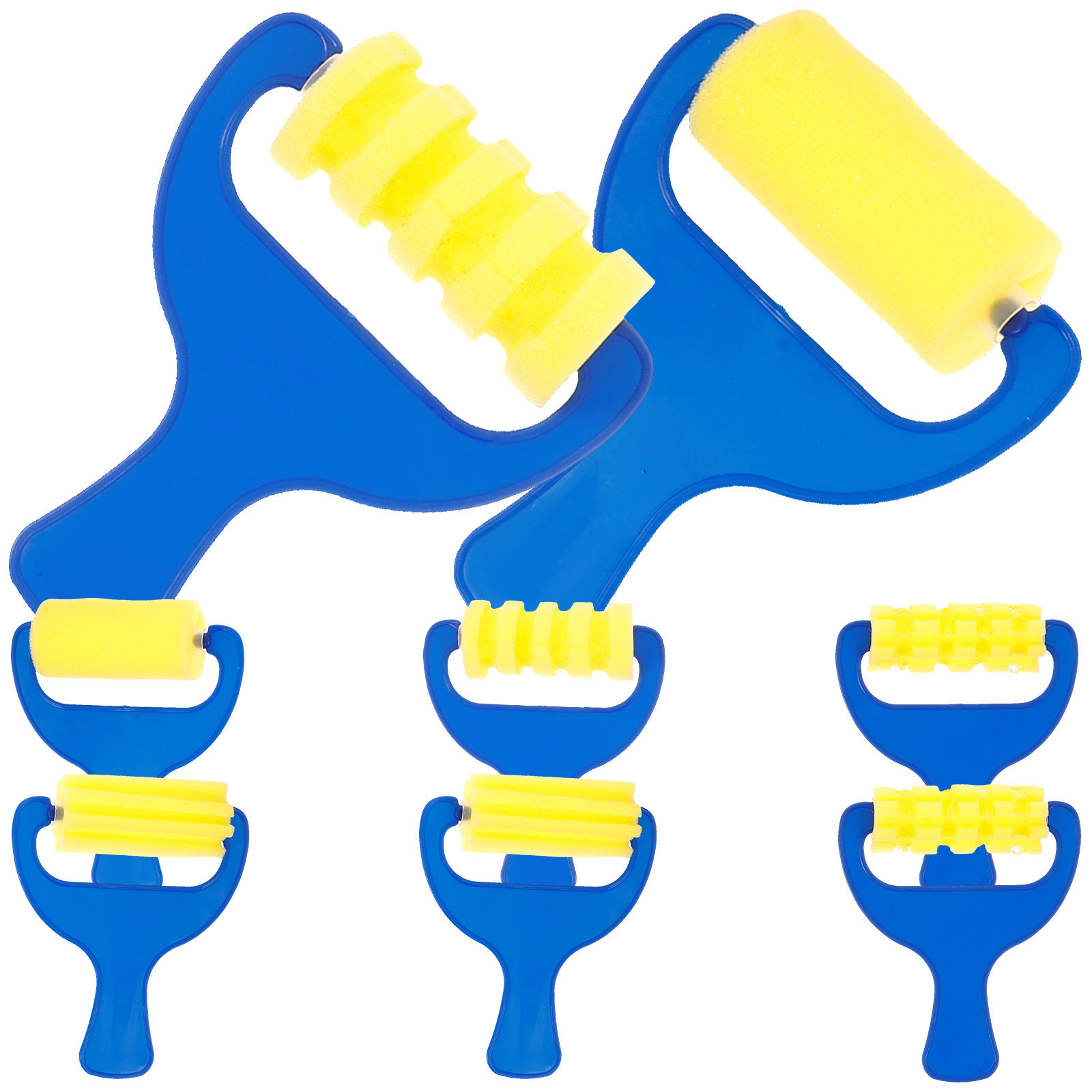 8Pcs Sponge Art Roller Brush S - Art Craft Activities For Preschoolers บทวิจารณ์และราคา