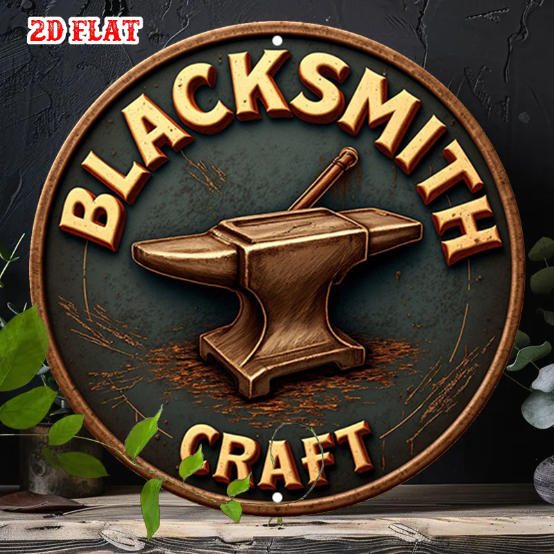 2D Flat, 1pc Vintage Blacksmit - Art Craft Logo Design บทวิจารณ์และราคา