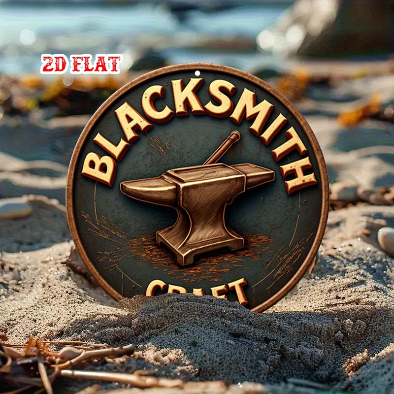 2D Flat, 1pc Vintage Blacksmit - Art Craft Logo Design บทวิจารณ์และราคา