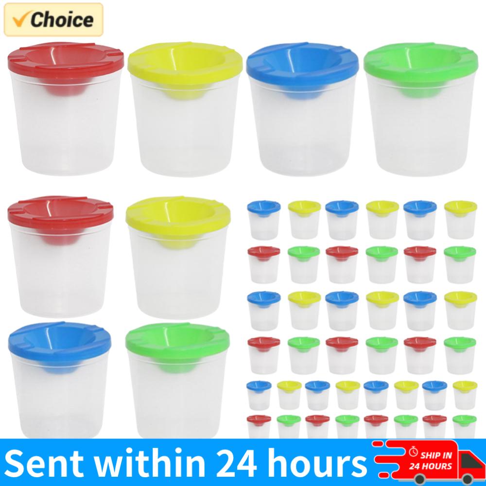 Non-Spill Paint Cups with Colo - Art And Craft With Paint บทวิจารณ์และราคา