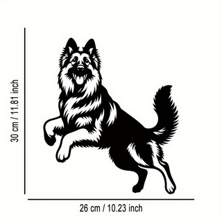 1 Piece German Shepherd Dog Me - Art Craft Logo Design บทวิจารณ์และราคา