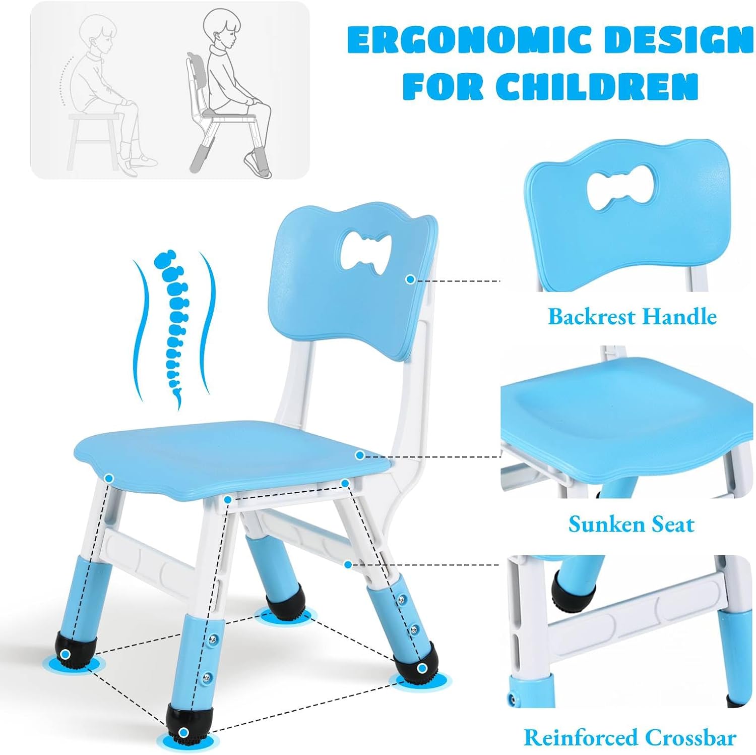 Kids Table and 6 Chairs Set, H - Art Craft Activities For Preschoolers บทวิจารณ์และราคา