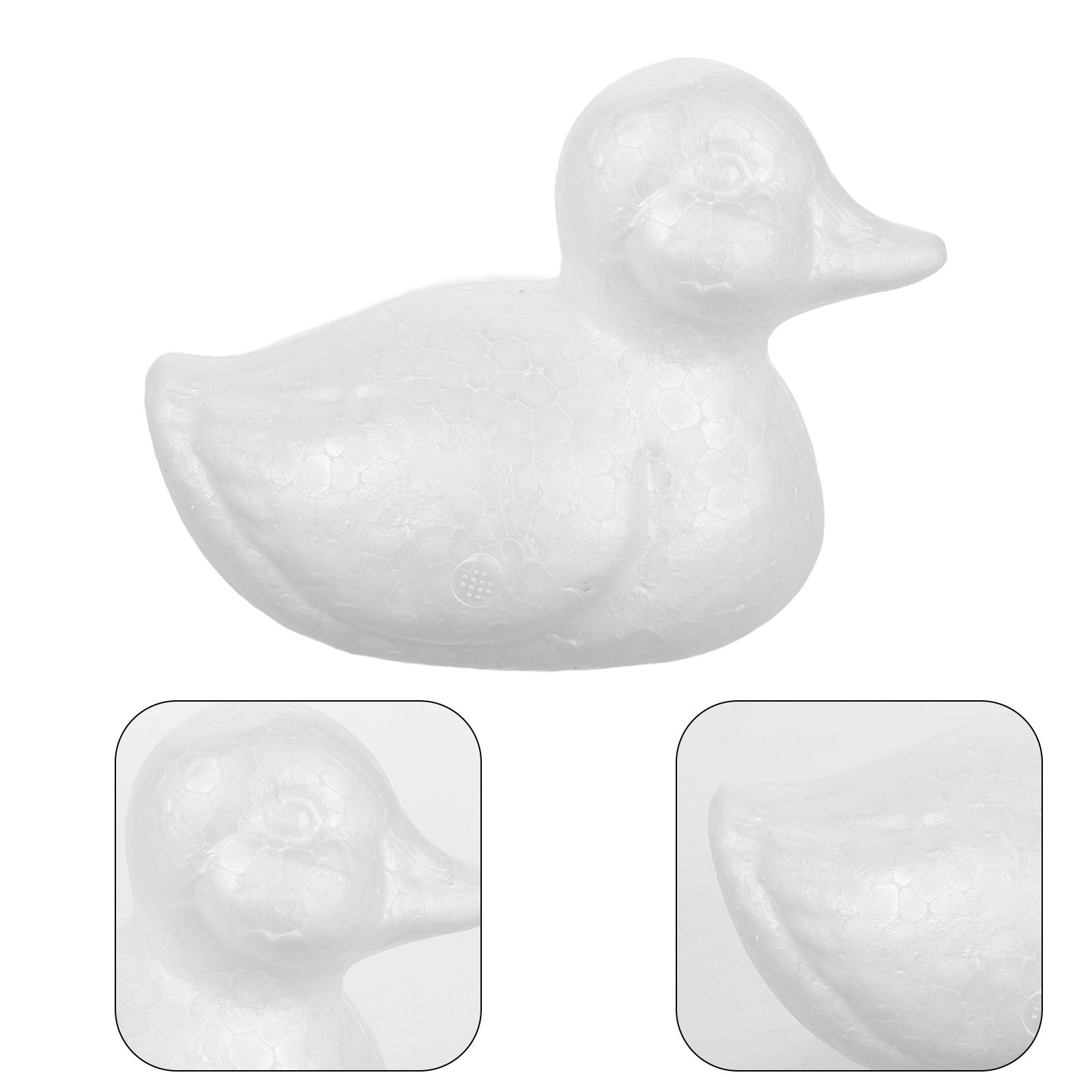 5pcs Foam Duck Shapes White Po - Art Craft Duck บทวิจารณ์และราคา