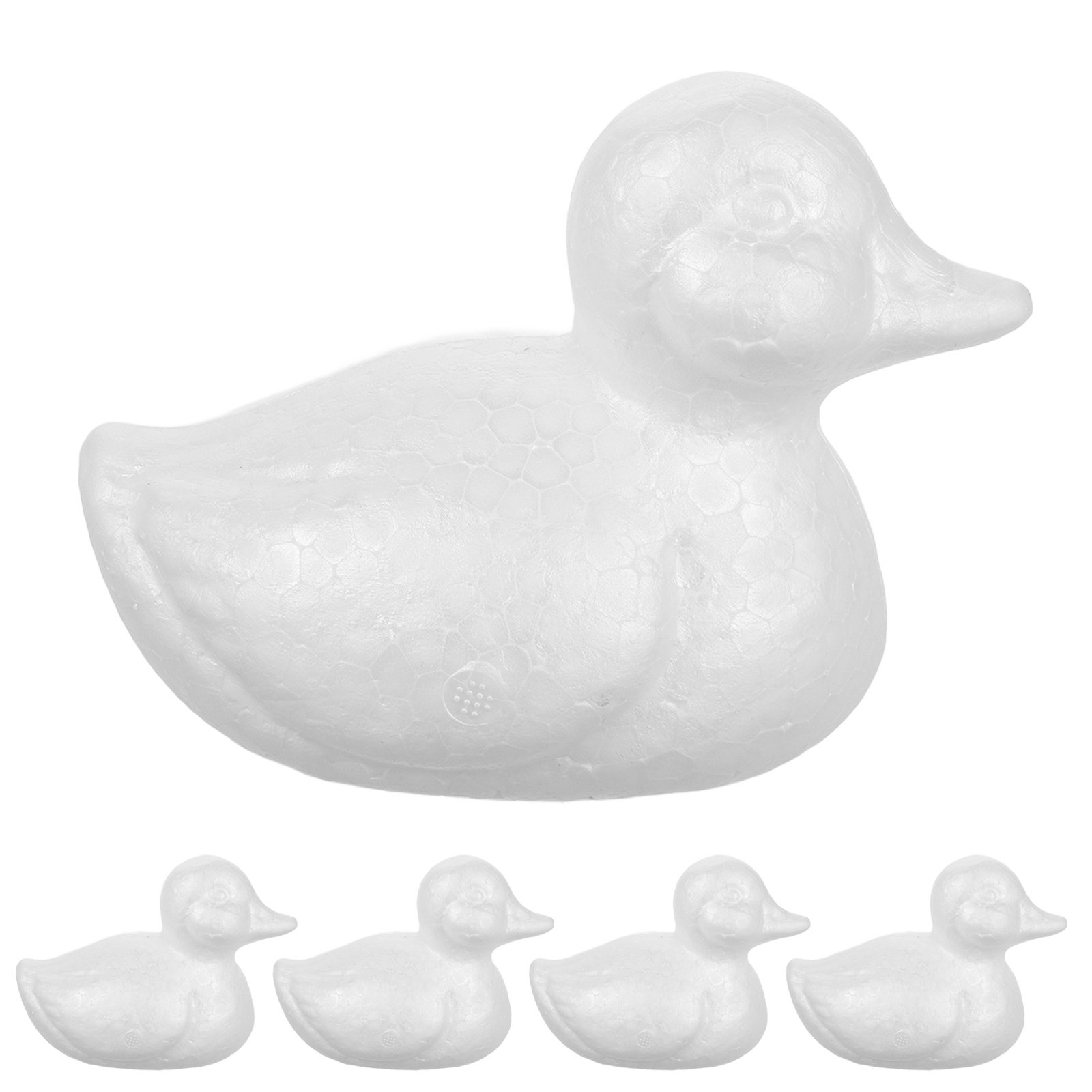 5pcs Foam Duck Shapes White Po - Art Craft Duck บทวิจารณ์และราคา