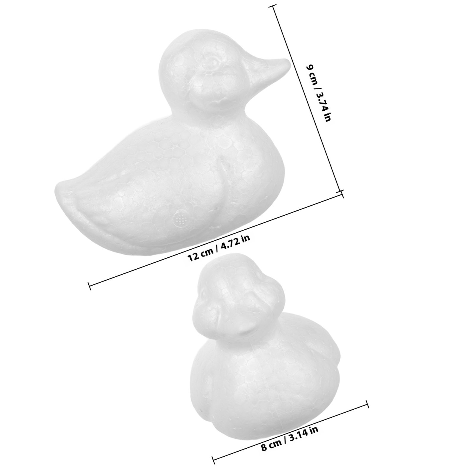 5pcs Foam Duck Shapes White Po - Art Craft Duck บทวิจารณ์และราคา