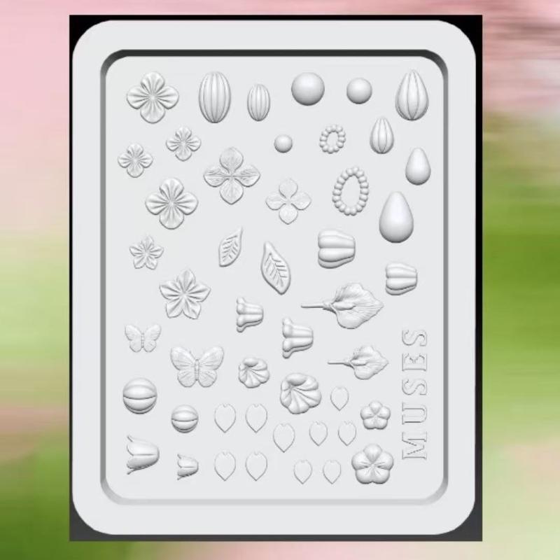 3D Nail Art Silicone Mold 1Pcs - Art Craft Using Leaves บทวิจารณ์และราคา