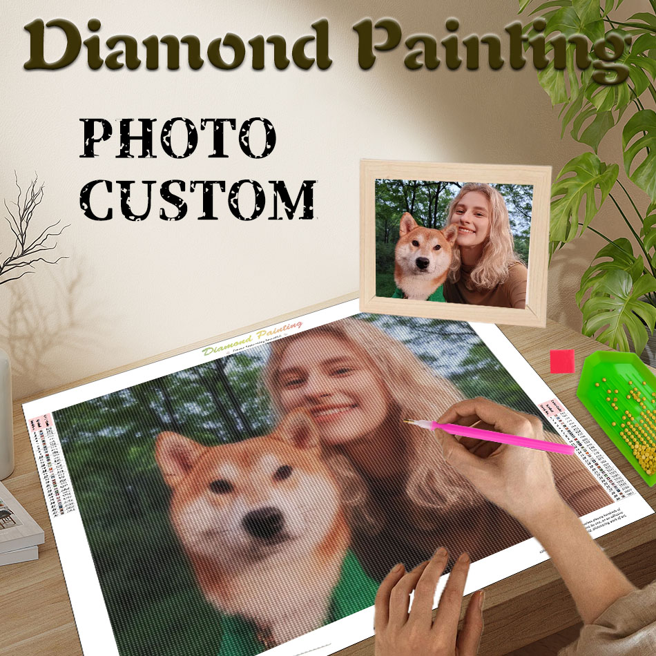 PhotoCustom Diamond Painting C - Wallpaper Art And Craft บทวิจารณ์และราคา