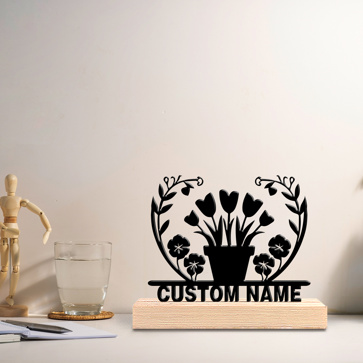 1pc flower grass Custom Text I - Art Y Craft บทวิจารณ์และราคา