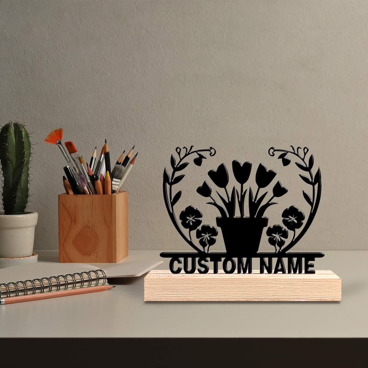 1pc flower grass Custom Text I - Art Y Craft บทวิจารณ์และราคา