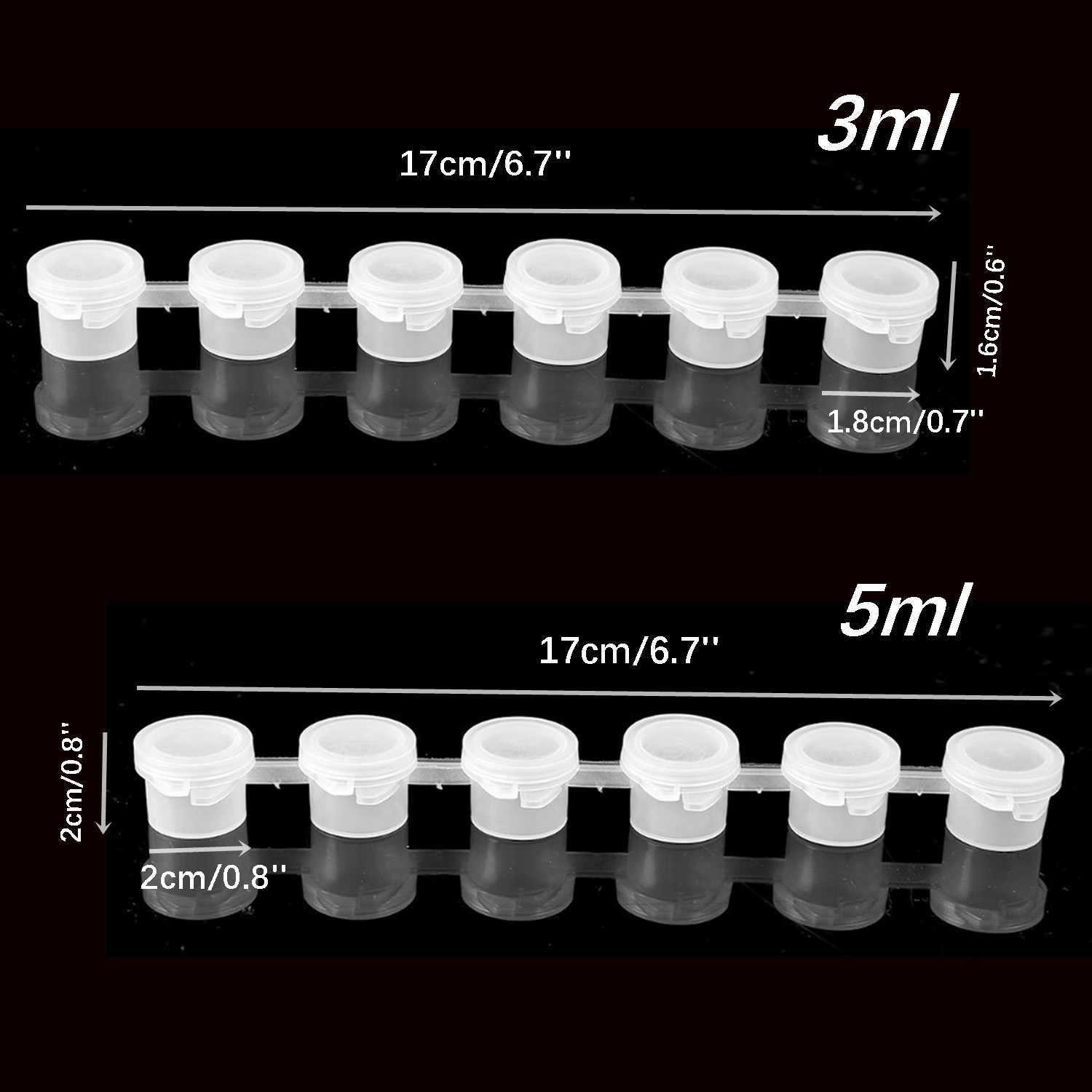 10strips 60pots Empty Paint St - Art And Craft With Paint บทวิจารณ์และราคา