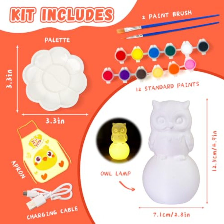 Paint Your Own Lamp Kit, Arts  - Art And Craft With Paint บทวิจารณ์และราคา